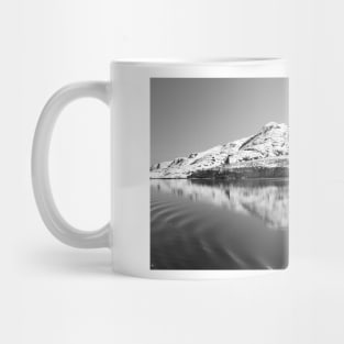 Alaska Reflections Black & White Mug